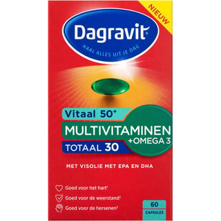 Dagravit Totaal 30 Vitaal 50+ Omega Visolie