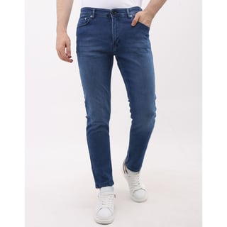 Straight Fit Jeans Heren - Spijkerbroek Mannen - MM-R-08 - Blauw