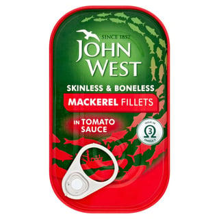 John West Mackerel Fillets In Tomato Sauce 160G