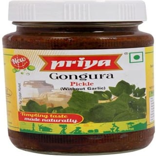 Priya Gongura Pickle (Without Garlic) 300G