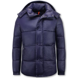 Puffer Jacket - Winterjassen Heren Waterdicht - 8055 - Donker Blauw