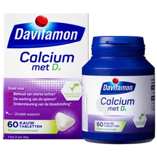 Davitamon Calcium + D3 Mint 60kt