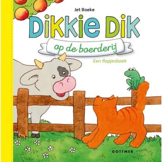 Dikkie Dik Op De Boerderij. Flapjesboek