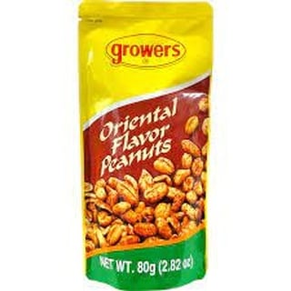 Growers Oriental Flavor Peanuts 80g