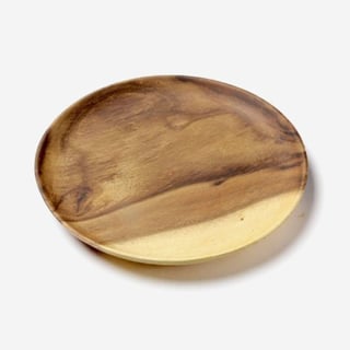 Servies hout: Bord 28cm - Brown