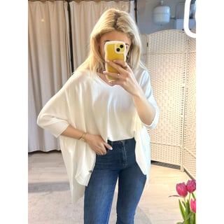 New Fashionable fitted top - Offwhite