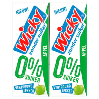 Wicky Appel 0% Suiker 10-Pack