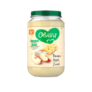 Olvarit 6+mnd Banaan Appel Yoghurt