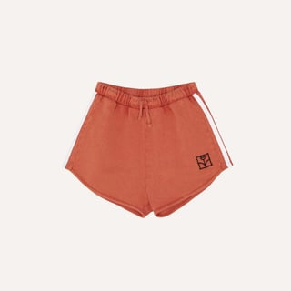 The Campamento Red Sporty Kids Shorts