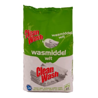 Clean Wash Wasmiddel Poeder Wit