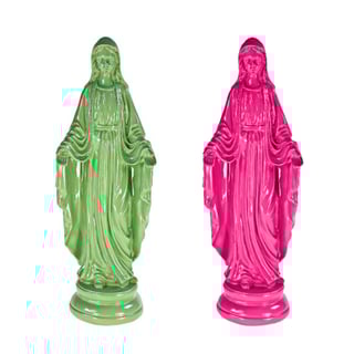 Beeld Madonna Kunststof 12x33cm in 2 Kleuren