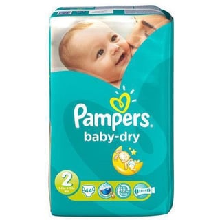 Pampers Baby Dry Maat 2 Midpak 44 Stuks