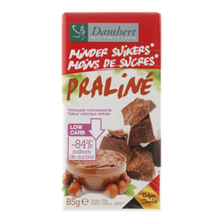 Damhert Chocoladereep Praliné Minder Suikers