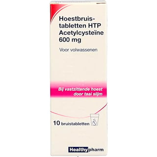 Healthypharm Hoestbruistabl. Acetylcysteine