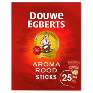 Douwe Egberts Aroma Rood Oploskoffie Sticks