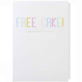 Kaart Free Cake!