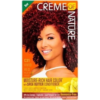 Creme Of Nature Moisture Rich Hair Color Kit C31 Vivid Red