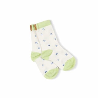 Nixnut Letter Socks Sea