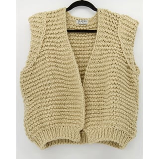 Cherise knitted Gilet x Sand - OneSize / SML