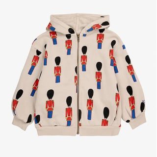 Bobo Choses Little Tin Soldiers All Over Zipped Hoodie