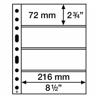 Glasheldere Bladen Grande Easy 4C - 50 Stuks