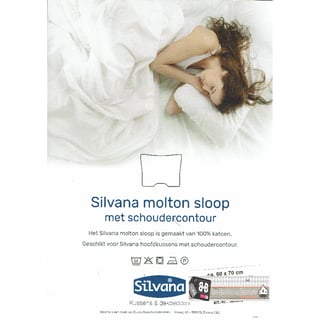 Silvana Anti-Allergie Molton Sloop Met Schoudercontour