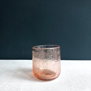 Glas Peach Sparkle VERHUUR