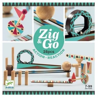 Djeco Zig & Go Kettingreactiespel 28-Delig