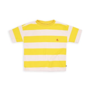 CarlijnQ Stripes Yellow T-Shirt Oversized