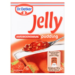 Dr. Oetker Jelly Pudding Aardbeiensmaak