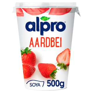 Alpro Plantaardige Variatie Yoghurt Aardbei