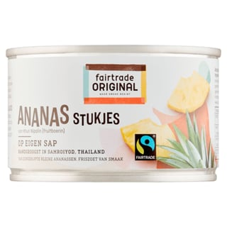 Fairtrade Original Ananas Stukjes Op Sap Fairtrade