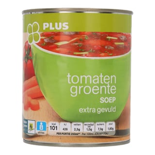 PLUS Tomaten Groentesoep BLK 1 Ster