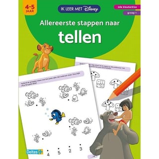 Disney Ik Leer Met - Allereerste Stappen Naar Tellen (4-5 J.