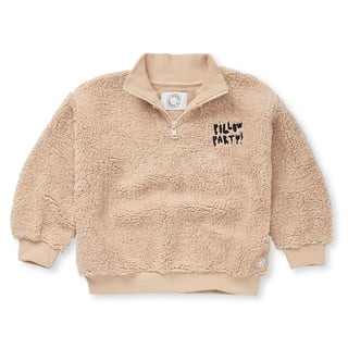 Sproet & Sprout Teddy Anorak Sweatshirt Ivory