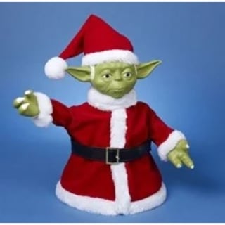 Piek Yoda Met Kerstmuts Star Wars