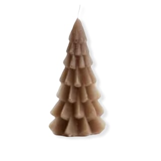 Kleine Kerstboom Kaars - Rustik Lys - Kerstboom Kaarsen: Cognac