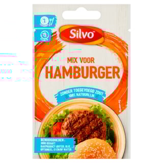 Silvo Mix Hamburger Zonder Toegevoegd Zout
