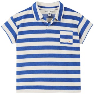 Emile Et Ida Tee Shirts Rayure Celeste