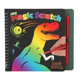 Dino World Mini Magic Scratch Kleurboek