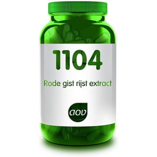 AOV 1104 Rode Gist Rijst-Extract - 90 Vegacaps - Voedingssupplementen