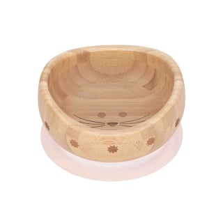 LÄSSIG Bowl Bamboowood with Suction Pad 