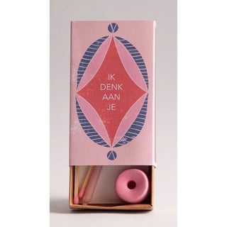 Verstuur Een Kaarsje Ik Denk Aan Je Roze