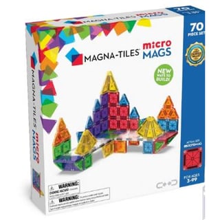 MAGNA-TILES Micro Mags 70 Piece Set