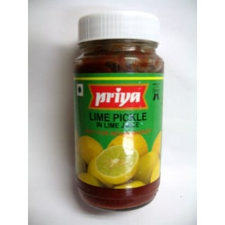Priya Lime Pickle With Garlic 300Gm