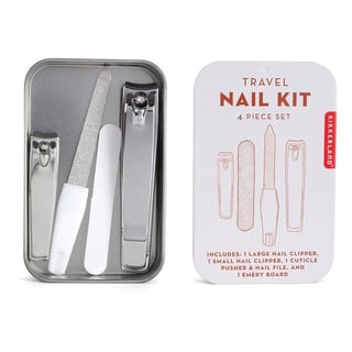 Mini travel nail kit - Green, White