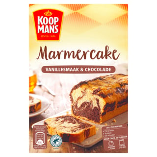 Koopmans Marmercake Choco & Vanillesmaak Bakmix