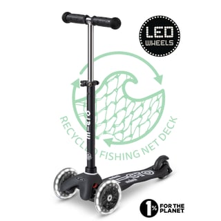 Mini Micro Step Deluxe ECO LED Zwart