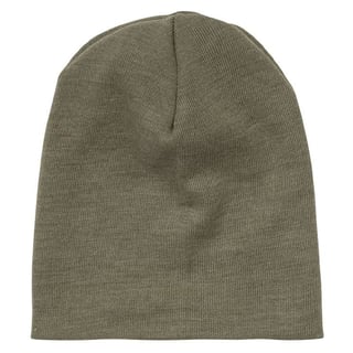 Beanie Muts Wol-Zijde - Olive (Engel Natur)