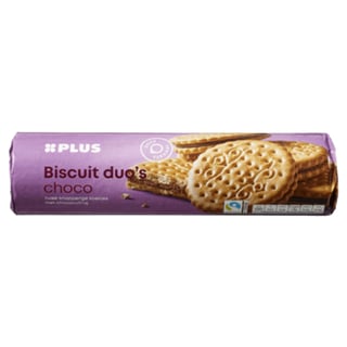 PLUS Biscuit Duo's Cacao Fairtrade
